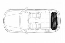ART Covor portbagaj tavita Toyota C-HR 4x2 2016- COD: PB 6643 PBA1 (241019-3)