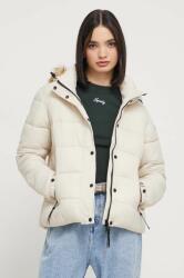 Superdry rövid kabát női, bézs, téli - bézs XL - answear - 37 990 Ft