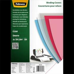 Fellowes Elõlap, A4, 180 mikron, PET, FELLOWES, víztiszta (100 db) (IFW53846)
