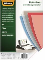 Fellowes Elõlap, A4, 200 mikron, FELLOWES, víztiszta (100 db) (IFW53761)
