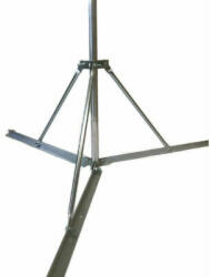  Antennaállvány lapostetőre NAGY (120°-os, háromlábú)