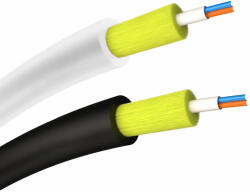 KTE Optikai DROP kábel - microADSS 2 szálas, G. 657A2 single módusú - 1000m