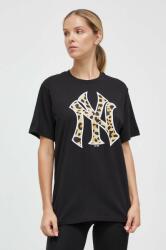 47brand pamut póló MLB New York Yankees női, fekete - fekete S