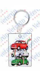  Veterán autós kulcstartó - Fiat (348155)