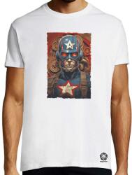 Magnolion Dieselpunk Amerika kapitány v3 póló