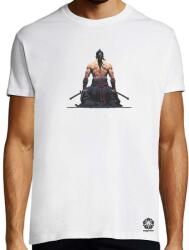 Magnolion Pixelart Szamuráj hátulról v1 póló