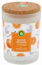 Air Wick Essential Oils Blood Orange & Incense Candle 185 g