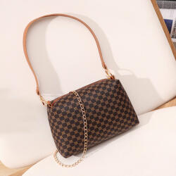 Dollcini Mini Női Kézitáska - Divatos műbőr, Levehető Pánttal - Barna (424601)