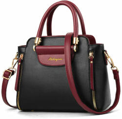 Dollcini Dollcini, női táskák kereszt hátizsák női válltáska vízálló PU bőr táska elegáns táska - Fekete (016413)
