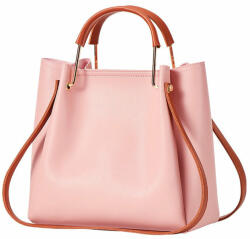 Dollcini Prémium Női Kézitáska - Tágas Műbőr Táska, Mindennapokra - Rózsaszín (424443)