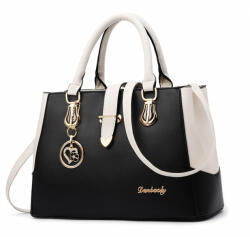 Dollcini Elegáns Női Kézitáska - Több Színben - Fekete/fehér (424762)