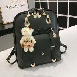 Dollcini Női Vízálló Laptop Hátizsák - 13"-os Laptop Rekesszel, Lopásgátló - Fekete (423241)