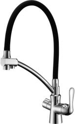 Lemark Baterie Bucatarie Comfort crom alb cu 3 cai pentru filtru de apa (LM3070C-White-EU)
