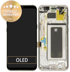 Samsung Galaxy S8 Plus G955F - Ecran LCD + Sticlă Tactilă + Ramă (Maple Gold) - GH97-20470F, GH97-20564F, GH97-20565F Genuine Service Pack, Gold