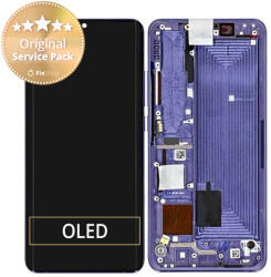 Xiaomi Mi Note 10 Lite - Ecran LCD + Sticlă Tactilă + Ramă (Nebula Purple) - 5600020F4L00 Genuine Service Pack, Nebula Purple