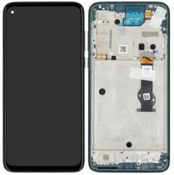 Motorola Moto G8 Power - Ecran LCD + Sticlă Tactilă + Cadru (Capri Blue) - 5D68C16143 Genuine Service Pack, Capri Blue