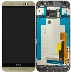 HTC One M9 - Ecran LCD + Sticlă Tactilă + Ramă (Silver/Gold) TFT, Gold