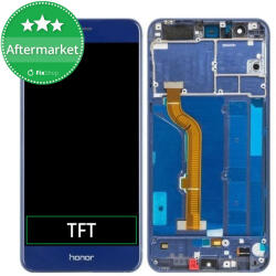 Huawei Honor 8 - Ecran LCD + Sticlă Tactilă + Ramă (Sapphire Blue) TFT, Blue