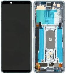 Sony Xperia 5 II - Ecran LCD + Sticlă Tactilă + Ramă (Grey) - A5024933A Genuine Service Pack, Grey