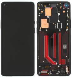 OnePlus 8 Pro - Ecran LCD + Sticlă Tactilă + Ramă (Black) TFT, Onyx Black
