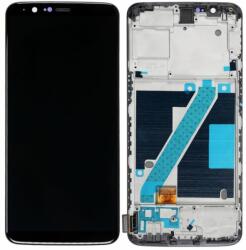 OnePlus 5T - Ecran LCD + Sticlă Tactilă + Ramă (Black) OLED, Black