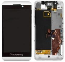 BlackBerry Z10 - Ecran LCD + Sticlă Tactilă + Ramă 3G (White) TFT, Black