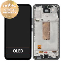 Samsung Galaxy A54 5G A546B - Ecran LCD + Sticlă Tactilă + Ramă (Black) - GH82-31231A, GH82-31232A Genuine Service Pack, Black
