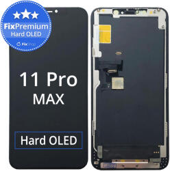 Apple iPhone 11 Pro Max - Ecran LCD + Sticlă Tactilă + Ramă Hard OLED FixPremium