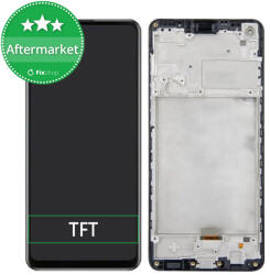 Samsung Galaxy A21s A217F - Ecran LCD + Sticlă Tactilă + Ramă (Black) TFT, Black