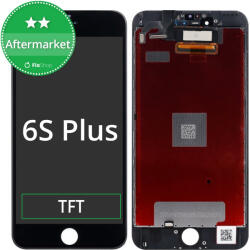 Apple iPhone 6S Plus - Ecran LCD + Sticlă Tactilă + Ramă (Black) TFT, Black