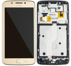 Motorola Moto G5 XT1676 - Ecran LCD + Sticlă Tactilă + Ramă (Gold) TFT, Gold
