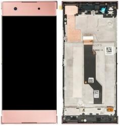 Sony Xperia XA1 G3121 - Ecran LCD + Sticlă Tactilă + Ramă (Pink) TFT, Pink