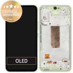 Samsung Galaxy A54 5G A546B - Ecran LCD + Sticlă Tactilă + Ramă (Light Green) - GH82-31231C, GH82-31232C Genuine Service Pack, Light Green