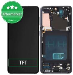 Samsung Galaxy S21 G991B - Ecran LCD + Sticlă Tactilă + Ramă (Phantom Gray) TFT, Phantom Grey