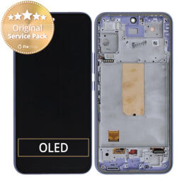 Samsung Galaxy A54 5G A546B - Ecran LCD + Sticlă Tactilă + Ramă (Light Violet) - GH82-31231D, GH82-31232D Genuine Service Pack, Light Violet