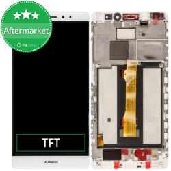 Huawei Mate S - Ecran LCD + Sticlă Tactilă + Ramă (White) TFT, White