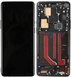 OnePlus 8 Pro - Ecran LCD + Sticlă Tactilă + Ramă (Black) OLED, Onyx Black
