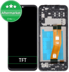 Samsung Galaxy A14 A145R - Ecran LCD + Sticlă Tactilă + Ramă (Black) TFT, Black
