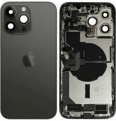 Apple iPhone 14 Pro Max - Carcasă Spate cu Piese Mici (Space Black), Space Black