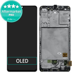 Samsung Galaxy A41 A415F - Ecran LCD + Sticlă Tactilă + Ramă (Prism Crush Black) OLED, Prism Crush Black