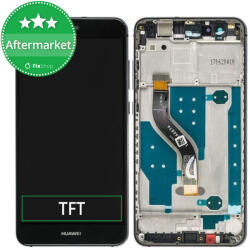Huawei P10 lite - Ecran LCD + Sticlă Tactilă + Ramă (Graphite Black) TFT, Graphite Black