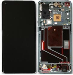 OnePlus 9 Pro - Ecran LCD + Sticla Tactilă + Ramă (Stellar Black) - 1001100044 Genuine Service Pack, Stellar Black