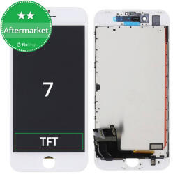 Apple iPhone 7 - Ecran LCD + Sticlă Tactilă + Ramă (White) TFT, White