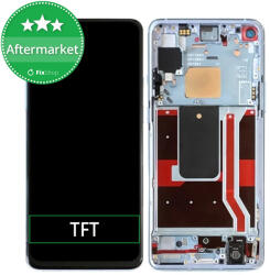 OnePlus 8T - Ecran LCD + Sticlă Tactilă + Ramă (Black) TFT, Black
