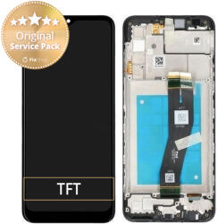 Samsung Galaxy A02s A026F - Ecran LCD + Sticlă Tactilă + Ramă (Black) - GH81-20181A Genuine Service Pack, Black
