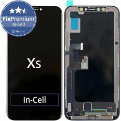 Apple Ecran In-Cell pentru iPhone XS, Sticlă tactilă cu ramă, FixPremium