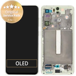 Samsung Galaxy S21 FE G990B - Ecran LCD + Sticlă Tactilă + Ramă (Green) - GH82-26414C, GH82-26420C, GH82-26590C Genuine Service Pack, Red