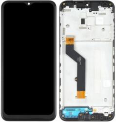 Motorola Moto E7 Plus XT2081 - Ecran LCD + Sticlă Tactilă + Ramă (Black) TFT, Black