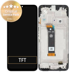 Xiaomi Poco M5, Redmi 10 5G - Ecran LCD + Sticlă Tactilă + Ramă (Black) - 560001L19C00 Genuine Service Pack, Black