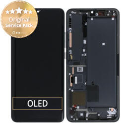 Xiaomi Mi Note 10, Mi Note 10 Pro - Ecran LCD + Sticlă Tactilă + Ramă (Midnight Black) - 56000300F400 Genuine Service Pack, Black
